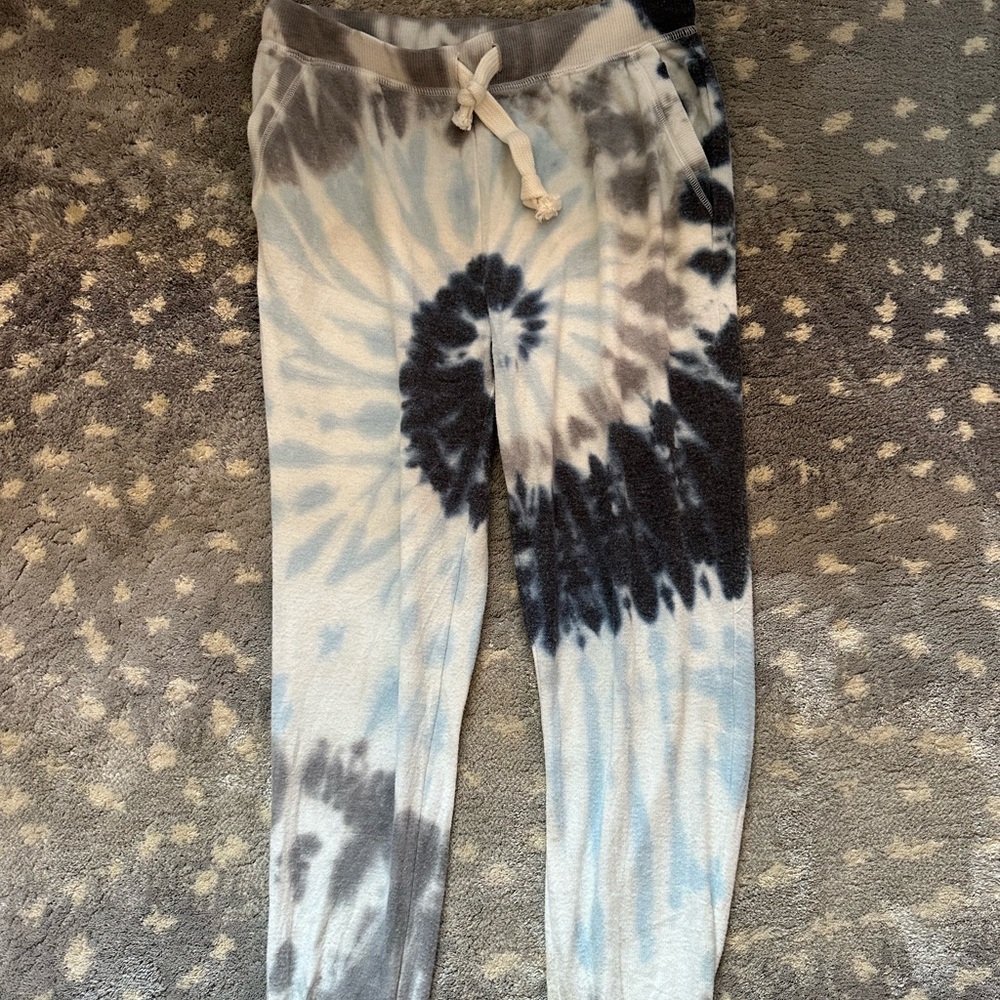 Vintage Havana Blue Tie Dye Joggers